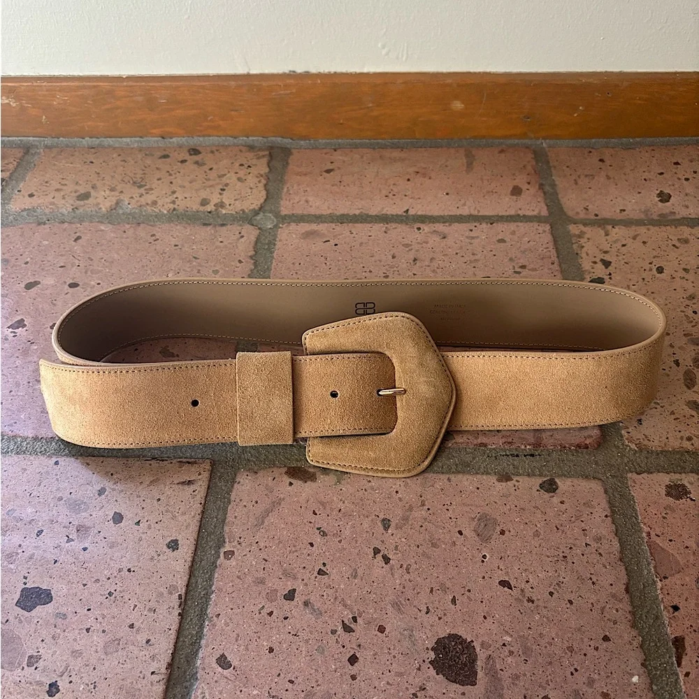 B-Low The Belt Light Taupe Bret Nubuck Belt - Picture 1 of 8